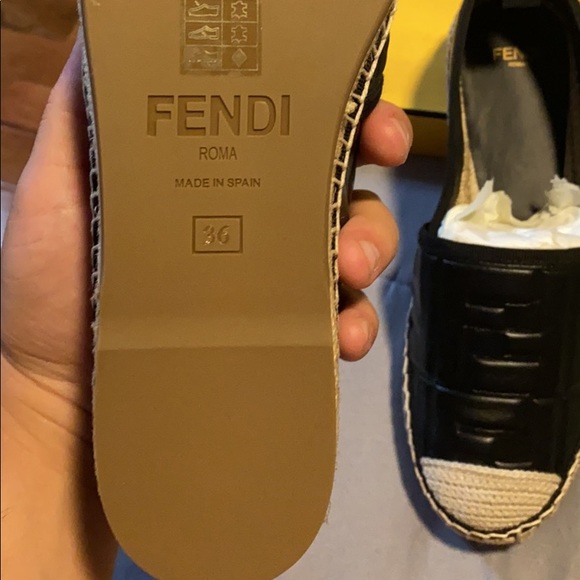 Size 6 FENDI Espadrilles, Brand New, Never Worn. - Picture 3 of 9